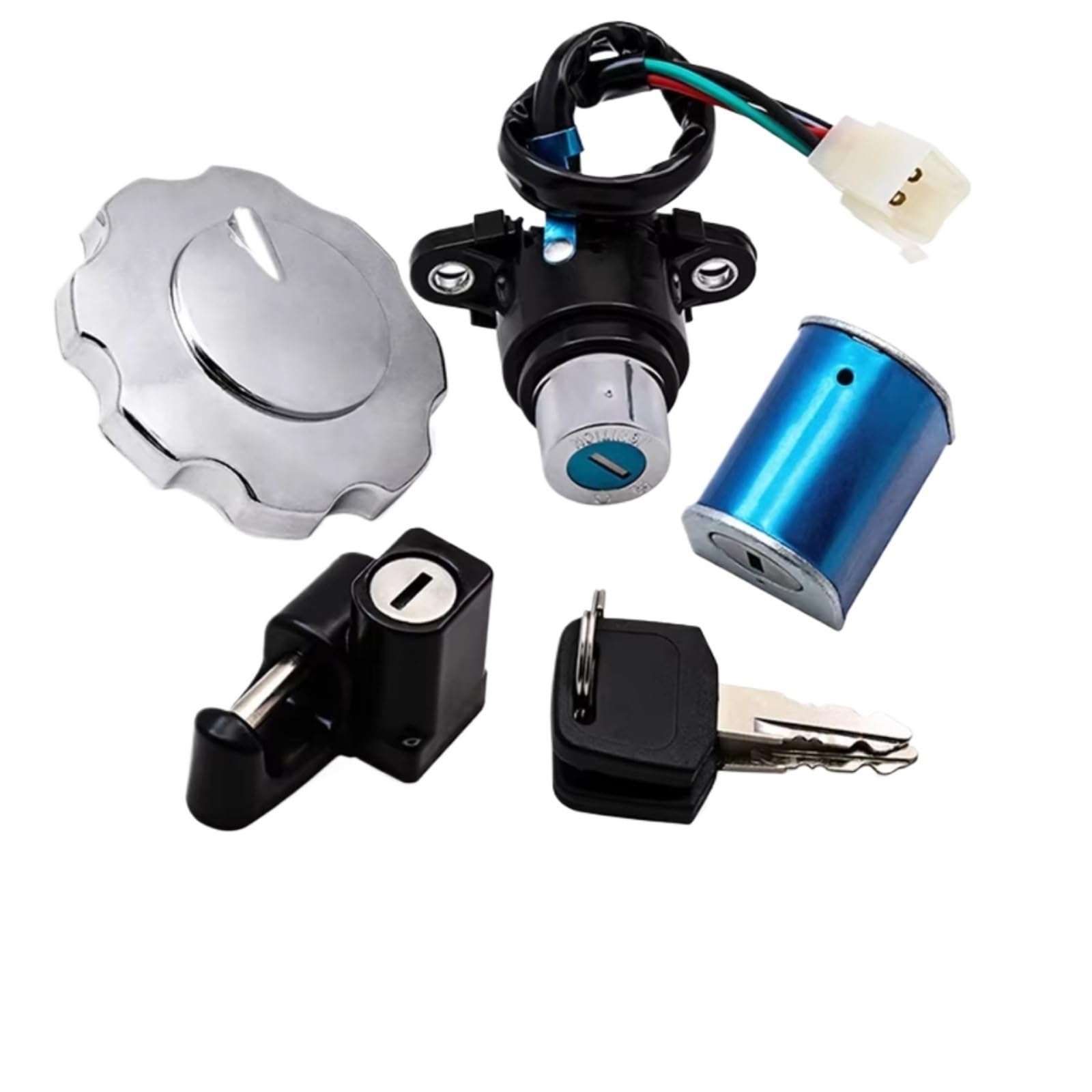 DSEQOPHH Tankdeckel Schalter Schlüssel Kompatibel Mit Italika Für DT125 Clasica Für FT125 Roja Für FT150 Lieferung Interruptor Encendido Moto Llave Tapa Tanque Cerradura Asiento DSEQOPHH Tankdeckel Schalter Schlüssel Kompatibel Mit Italika Für DT125 Clasica Für FT125 Roja Für FT150 Lieferung Interruptor Encendido Moto Llave Tapa Tanque Cerradura Asiento von DSEQOPHH