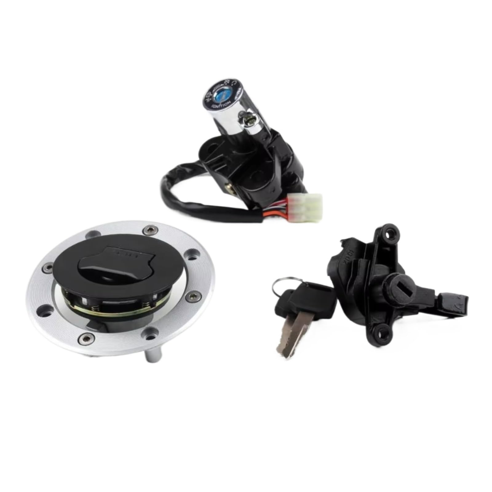 DSEQOPHH Tankdeckel Schalter Schlüssel Kompatibel Mit Suzuki Für GSF600 Für Bandit 1995–2004 Für GSF1200 Für Bandit 1997–2005 Zündschloss Sperren Tankdeckel Schlüsselsatz Motorrad DSEQOPHH Tankdeckel Schalter Schlüssel Kompatibel Mit Suzuki Für GSF600 Für Bandit 1995–2004 Für GSF1200 Für Bandit 1997–2005 Zündschloss Sperren Tankdeckel Schlüsselsatz Motorrad von DSEQOPHH