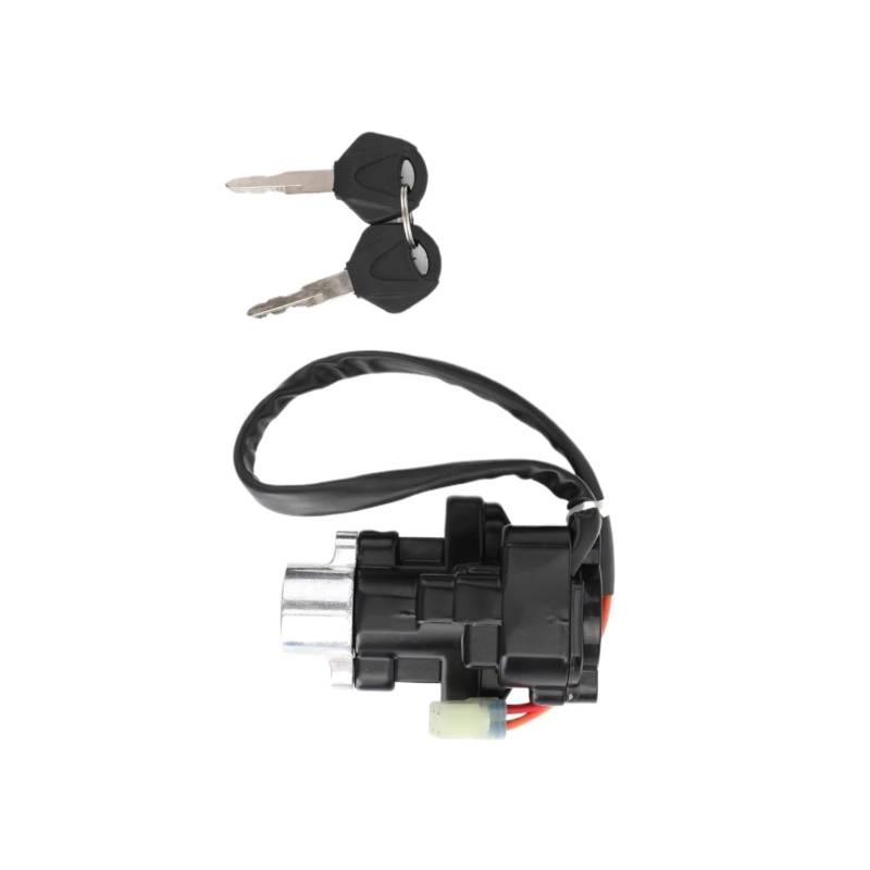 DSEQOPHH Tankdeckel Schalter Schlüssel Kompatibel Mit Suzuki Für SFV650 Für Gladius 2009–2011 Für SFV650A Für Gladius 2010–2011 Für SV650 2003–2009 Zündschloss Mit Schlüssel von DSEQOPHH