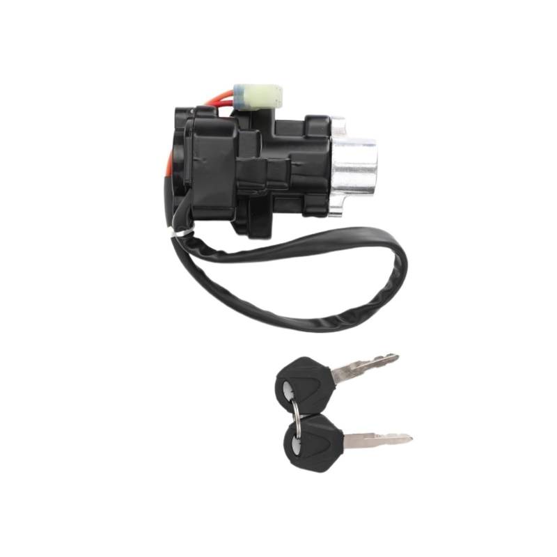 DSEQOPHH Tankdeckel Schalter Schlüssel Kompatibel Mit Suzuki Für SV650A ABS 2003-2009 Für SV650F 2009 Für SV650S 2003-2009 Zündschlossschloss Mit Schlüsseln Motorradteile von DSEQOPHH