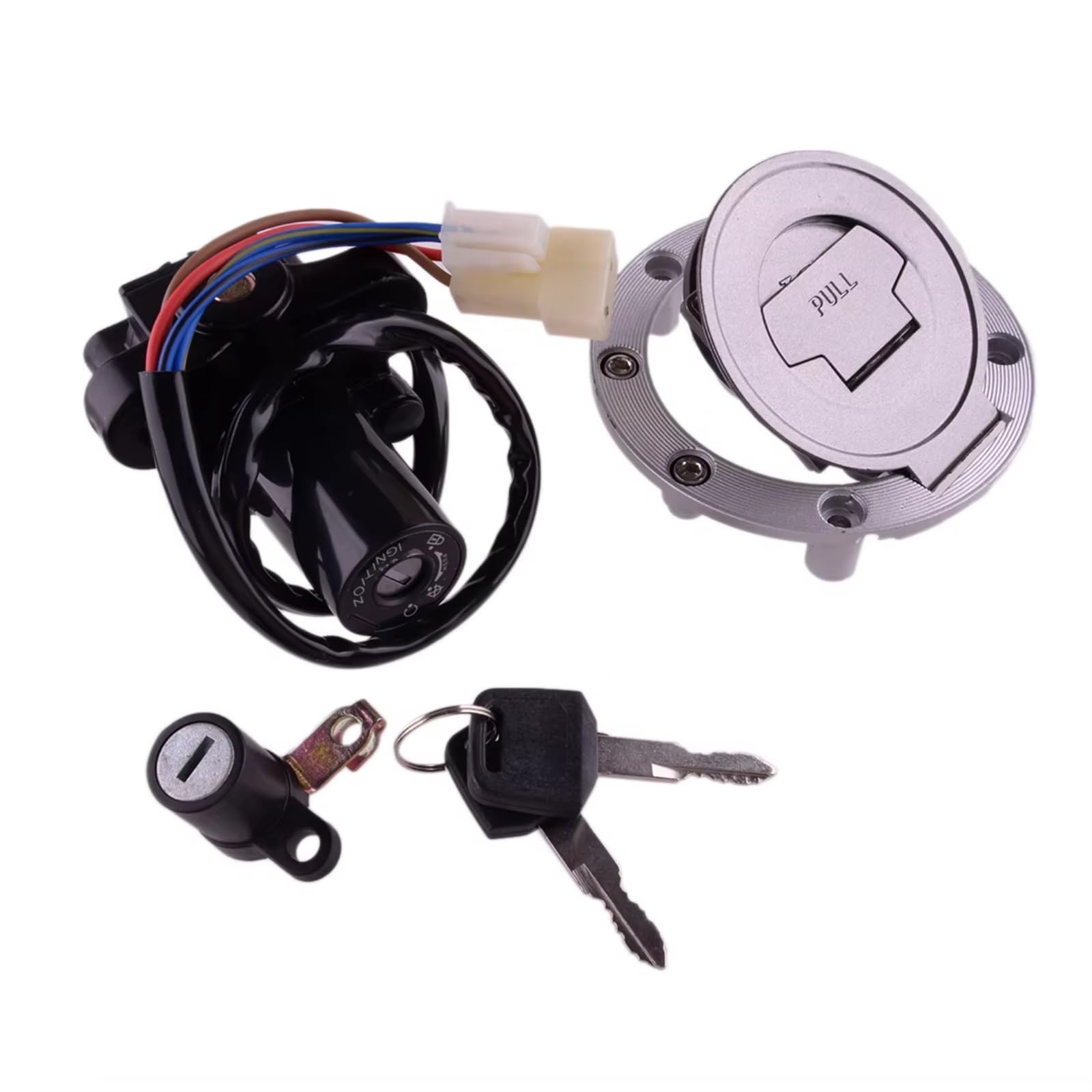 DSEQOPHH Tankdeckel Schalter Schlüssel Kompatibel Mit Yamaha Für MT09 Für MT-07 2013–2016 Für YZF-R6 1999–2005 Motorrad-Tankdeckel Zündschalter Sitzschloss-Schlüssel-Set DSEQOPHH Tankdeckel Schalter Schlüssel Kompatibel Mit Yamaha Für MT09 Für MT-07 2013–2016 Für YZF-R6 1999–2005 Motorrad-Tankdeckel Zündschalter Sitzschloss-Schlüssel-Set von DSEQOPHH