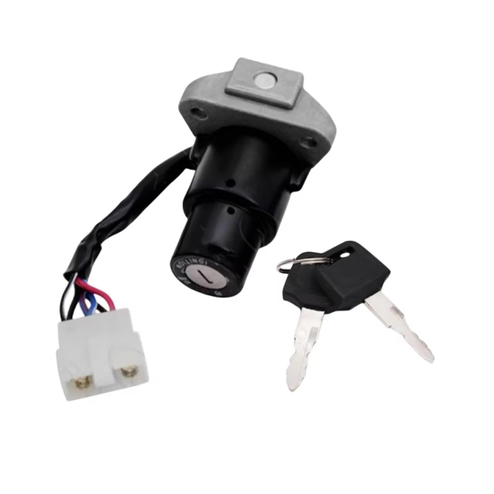 DSEQOPHH Tankdeckel Schalter Schlüssel Kompatibel Mit Yamaha Für RZ125 Für RZ250 Für RZ350 Motorrad-Zündschalter Und Tankdeckel-Schlossschlüssel-Set Motorrad-Zubehör(Starter Lock) von DSEQOPHH