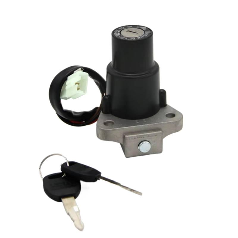 DSEQOPHH Tankdeckel Schalter Schlüssel Kompatibel Mit Yamaha Für TZR125 1989–1999 Für DT125F Für DT125R 1988–1990 Motorrad-Zündschlüssel-Schalter-Sperr-Set Motorrad-Zubehör von DSEQOPHH
