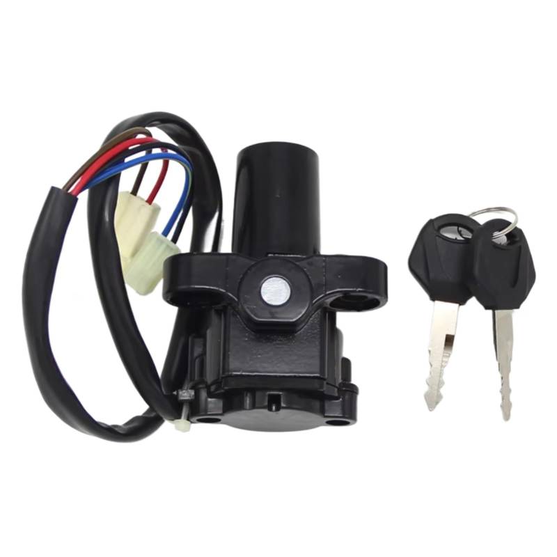 DSEQOPHH Tankdeckel Schalter Schlüssel Kompatibel Mit Yamaha Für YZF Für R1 2004–2014 Für YZF Für R6 2006–2016 Für MT03 2006–2012 Motorrad-Zündschlüssel-Schloss-Set von DSEQOPHH