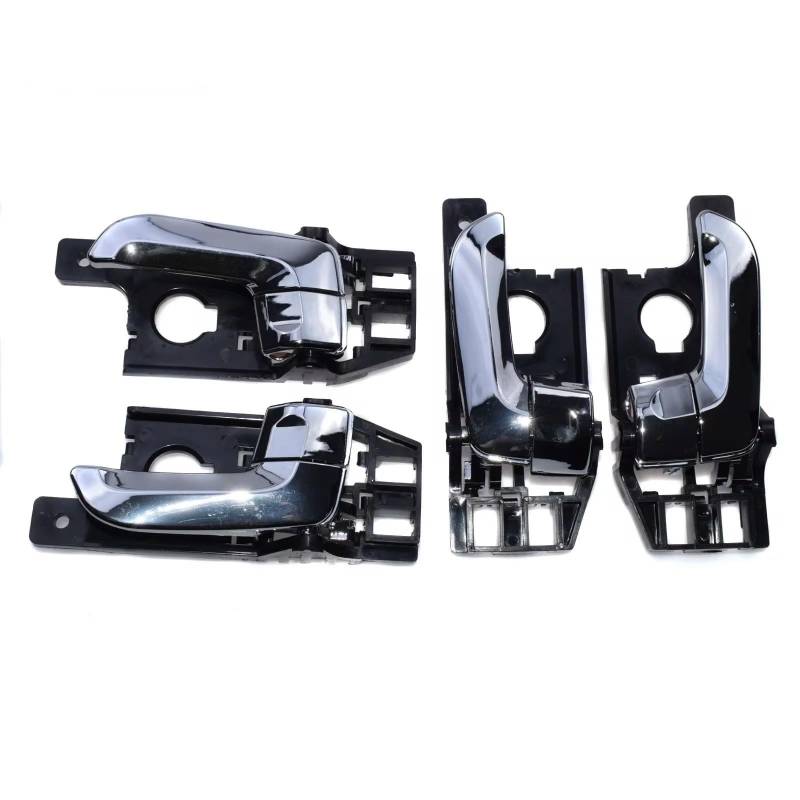 DSEQOPHH Türgriff Auto Kompatibel Mit KIA Für Sportage 2005 2006 2007 2008 2009 2010 4 Stück Innentürgriff Chrom Vorne Hinten Links Rechts 82610-1F010 82620-1F010 von DSEQOPHH