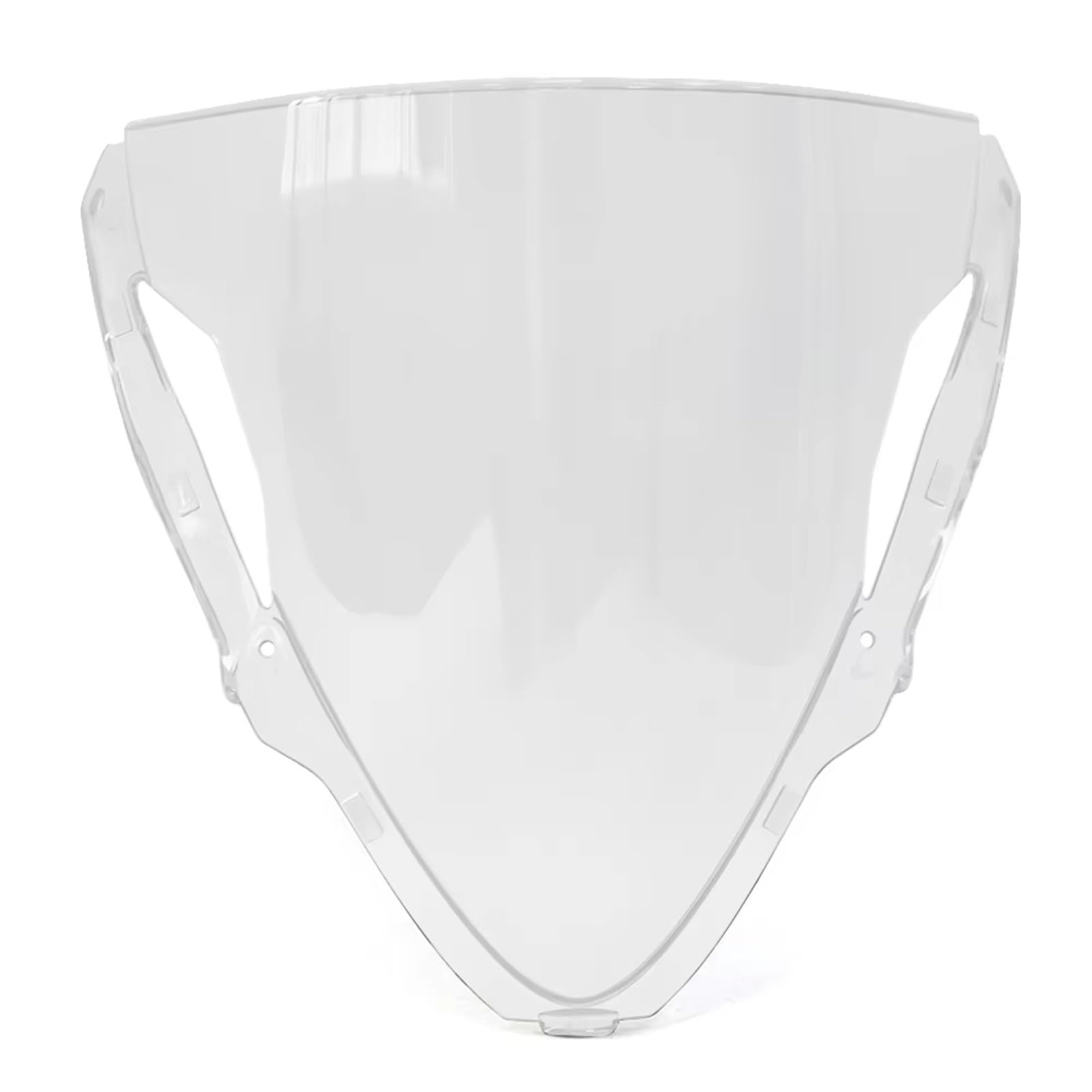 DSEQOPHH Windabweiser Für ZX6R 2024 2025 Motorrad Zubehör Windschutzscheibe Frontscheibe Windschutz Schallwand Windabweiser Bildschirm Gugel Schallwand Spoiler(Transparent) von DSEQOPHH