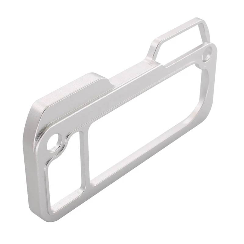 Instrumentengehäuse Kompatibel Mit CB500X Für CB650R 2019 2020 Motorrad-Geschwindigkeitsmesser-Kilometerzähler-Instrumentenzähler-Abdeckungsschutz-Zubehör Motorrad-Armaturenbrett-Schutz(Silver) von DSEQOPHH