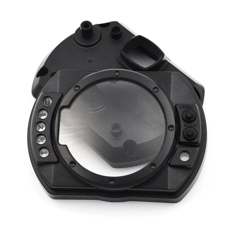 Instrumentengehäuse Kompatibel Mit Für ZX-6R 2003 2004 2005 Für ZX-10R 2005 Motorrad-Geschwindigkeitsmesser-Kilometerzähler-Instrumentengehäuse-Gehäuse Drehzahlmesser-Messgerät-Abdeckung(1 set) von DSEQOPHH