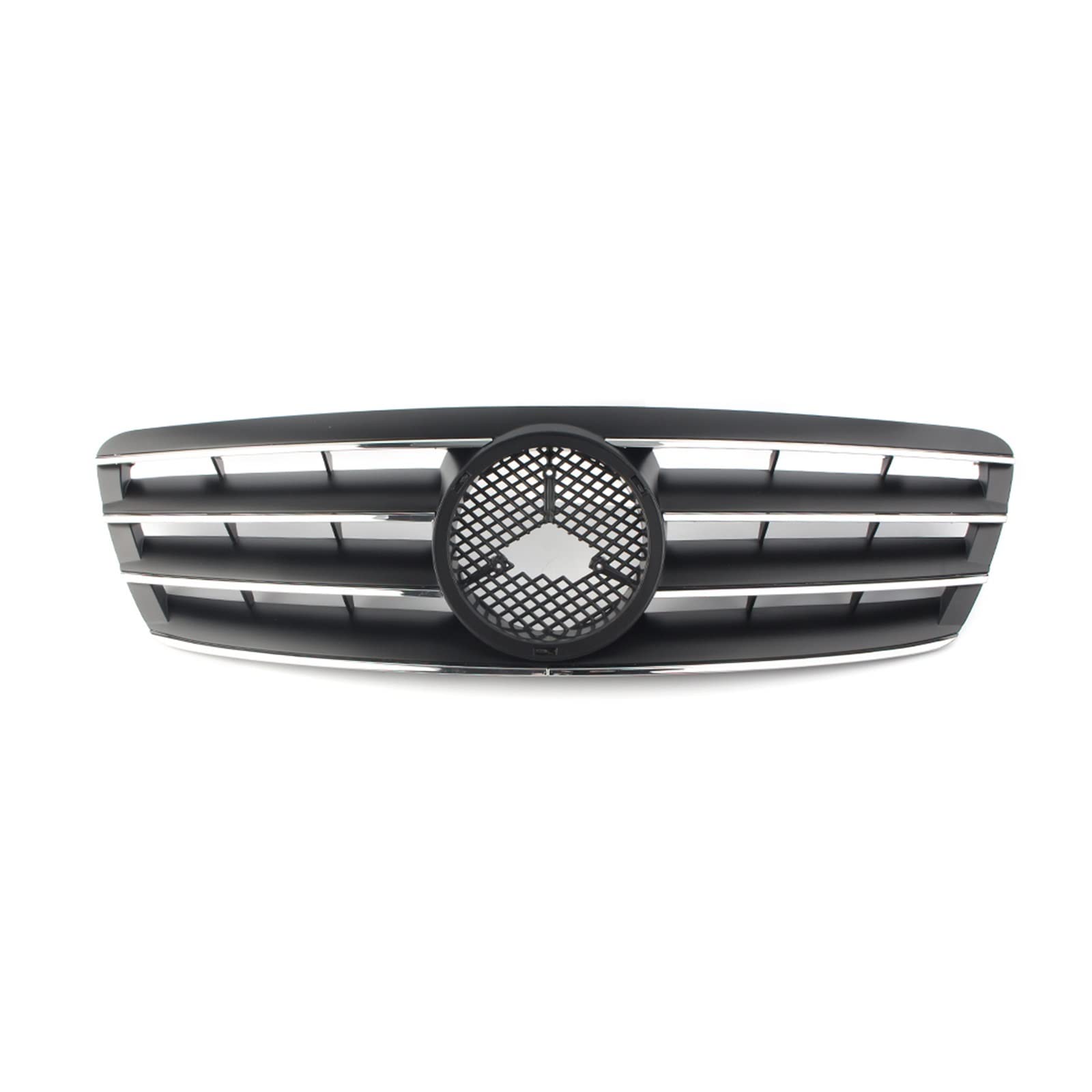 Auto-Frontgrill, 4-Lamellen-Maschengrill, kompatibel mit Mercedes Benz C-Klasse W203 C180 C200 C220 C240 C270 C280 C320 2000–2006, Mattschwarz Auto-Frontgrill, 4-Lamellen-Maschengrill, kompatibel mit Mercedes Benz C-Klasse W203 C180 C200 C220 C240 C270 C280 C320 2000–2006, Mattschwarz von DSPLJQRYX