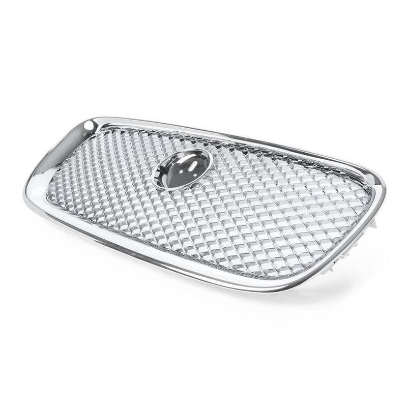 Auto-Frontgrill, Racing-Obergitter, kompatibel mit Jaguar XF X250 XFR 2012 2013 2014 2015, glänzend schwarzer ABS-Kunststoff(M) von DSPLJQRYX