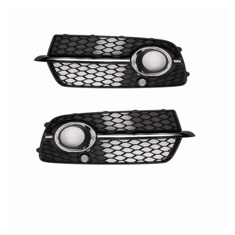 Auto-Frontstoßstangen-Nebelscheinwerfer-Kühlergrill, Waben-Nebelscheinwerfergrill, kompatibel mit Q5 S-Line SQ5 Sport 2013 2014 2015 2016 2017 von DSPLJQRYX