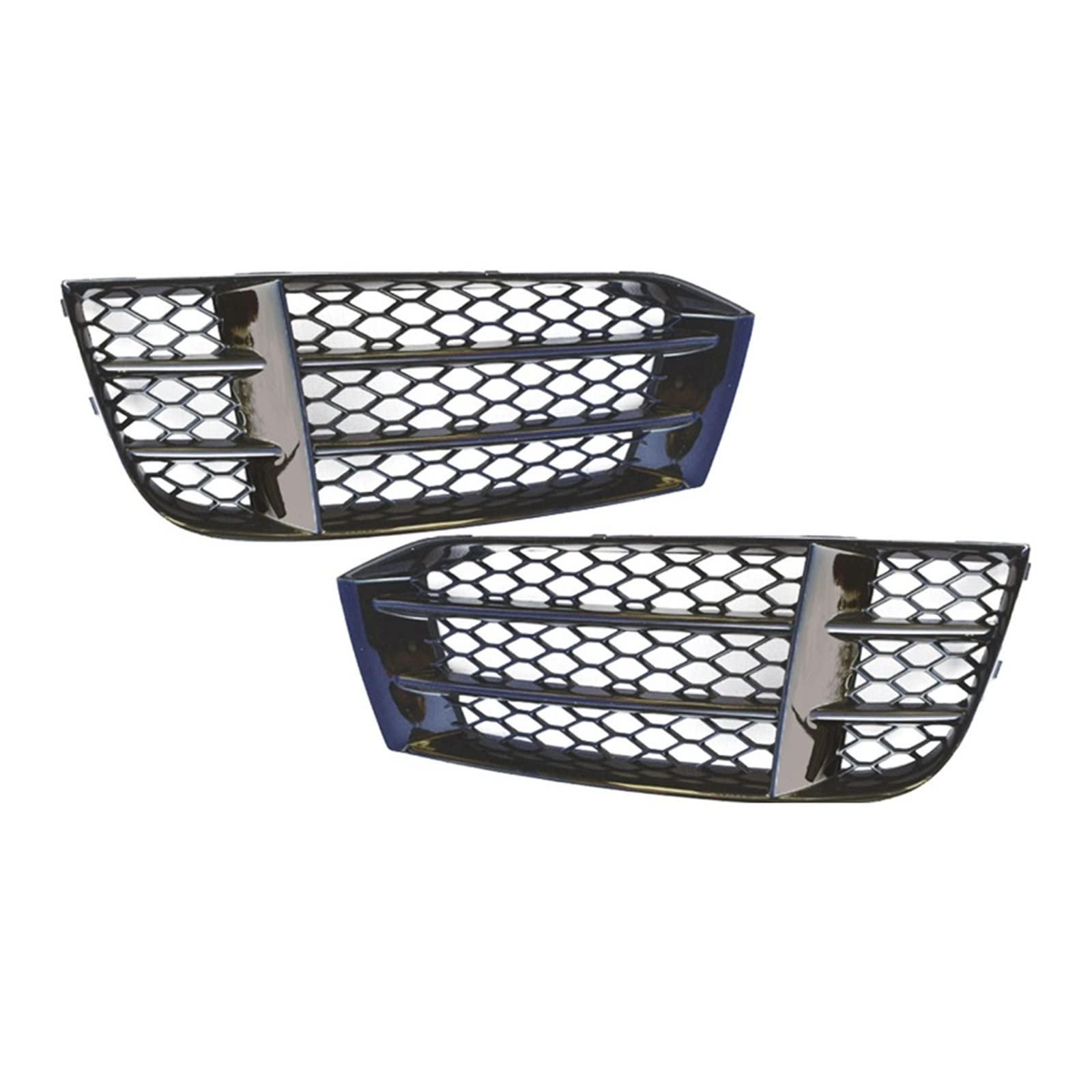 Auto-Seiten-Frontstoßstange, Wabengitter, Nebelscheinwerfer-Kühlergrill, Grillabdeckung, kompatibel mit RS5 B8.5 2013 2014 2015 2016, Autozubehör(Only Left) von DSPLJQRYX