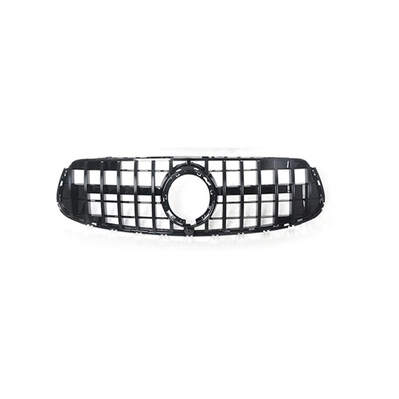 Kompatibel mit Mercedes-Benz GLC X253 2020+ GT Front Racing Mesh Grill Kompatibel mit MB GLC200 GLC250 GLC300 GlC450 Sport Version Schwarzer Autogrill(Package) von DSPLJQRYX