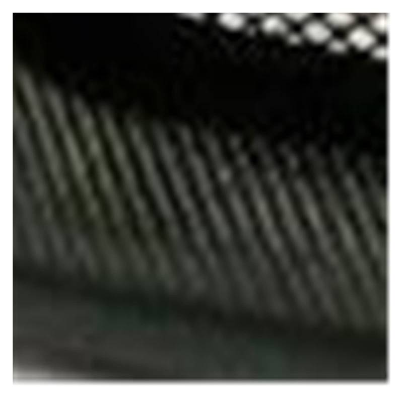 Mattschwarzer/Carbonfaser-Kühlergrill mit rundem Loch for Autoteile, kompatibel mit Dodge Caliber 2008–2011(Carbon Fiber) von DSPLJQRYX