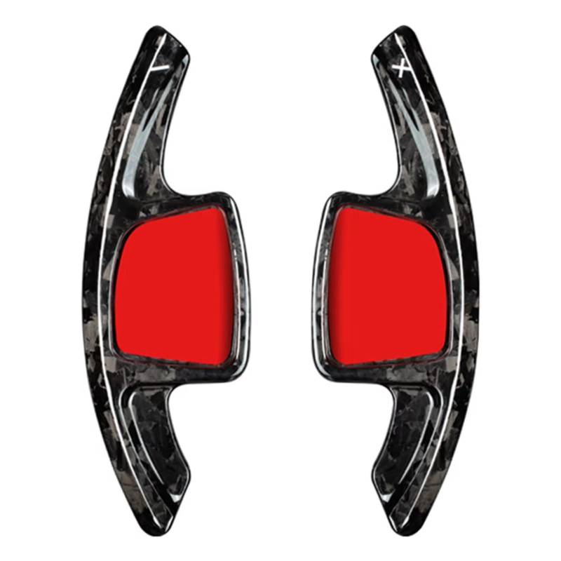 DSPOLIMV Kompatibel Mit A3 2021 Für A4 S4 A5 2020 2021 Carbonfaser-Auto-Styling-Lenkrad-Controller-Paddle-Shifter-Verlängerung Auto-Universal-Picks Lenkrad Schaltpaddel(Forged) von DSPOLIMV