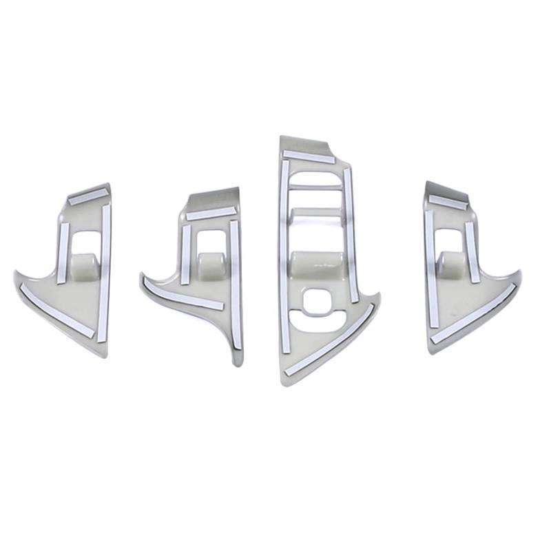 DSPOLIMV Kompatibel Mit Benz Für B-Klasse W247 2020 2021 2022 Autoglas-Fensterheberschalter-Knopffeldabdeckung Verkleidung Kohlefaseraufkleber Auto Knopf Aufkleber(White) von DSPOLIMV