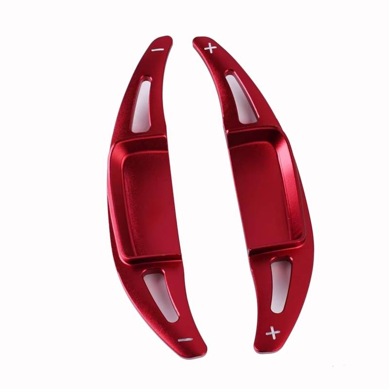 DSPOLIMV Kompatibel Mit Benz Für Sport C200 200L 350L 4Matic 2022 2023 2024 Auto-Lenkrad-Controller Paddle Shift Extension Shifters Zubehör Lenkrad Schaltpaddel(Red) von DSPOLIMV