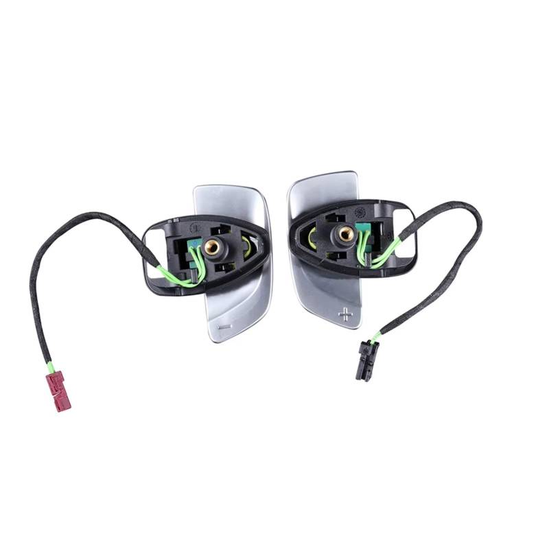 DSPOLIMV Kompatibel Mit Benz Für W177 W205 2018 2019 2020 2021 Auto-Lenkrad-Controller Paddle-Verlängerung Shifter-Verlängerung Shift-Abdeckung Zubehör Lenkrad Schaltpaddel(Silver) von DSPOLIMV