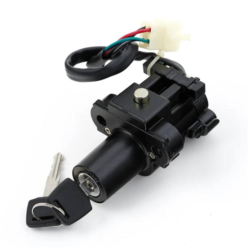 DSPOLIMV Kompatibel Mit CBR1100XX 1999 2000 2001 2002 2003 2004 2005 2006 Motorrad-Zündstart-Tankdeckel-Schlüsselsatz, Kabel-Steckschlüssel-Montageabdeckung Moto Bike-Zündschloss von DSPOLIMV