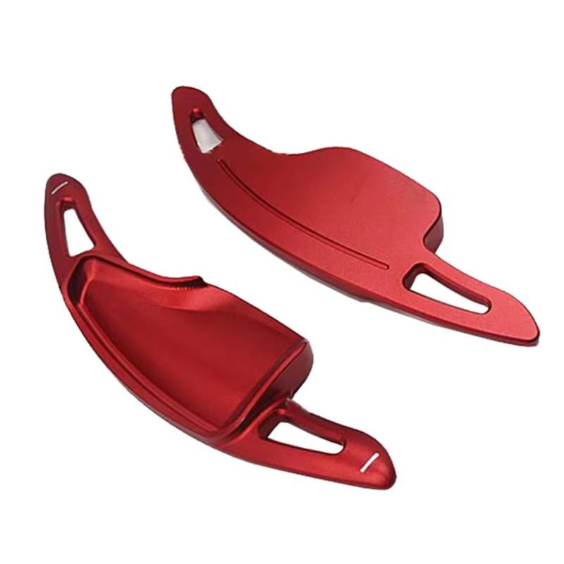 DSPOLIMV Kompatibel Mit Chevrolet Für Camaro 2016 2017 2018 2019 Auto-Lenkrad-Controller Schaltwippen-Verlängerung Autozubehör Innenausstattung Lenkrad Schaltpaddel(Red) von DSPOLIMV