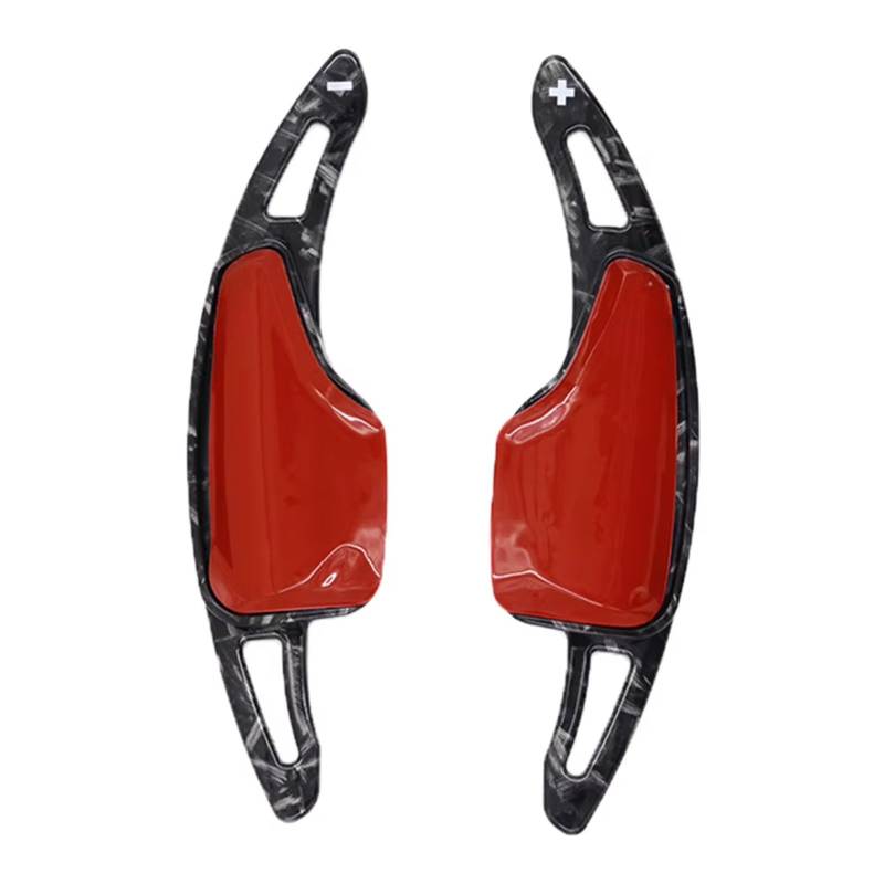 DSPOLIMV Kompatibel Mit Chevrolet Für Camaro 2016–2023 Für Corvette C7 2014–2020 Auto-Lenkrad-Controller Schaltwippen-Verlängerung Teilezubehör Lenkrad Schaltpaddel(Forged Pattern) von DSPOLIMV