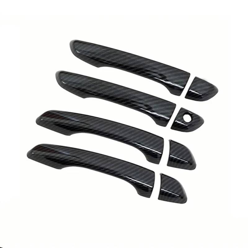 DSPOLIMV Kompatibel Mit Citroen Für Berlingo Für K9 2019 2020 2021 2022 2023 2024 Autozubehör Auto Außentürgriff Dekorationsschale Auto Außentürgriffe Blenden(Handle 1 Keyhole) von DSPOLIMV