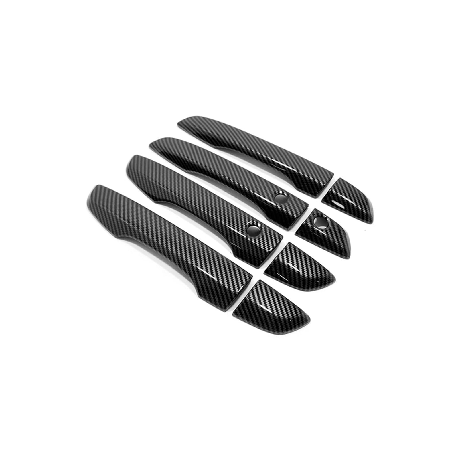 DSPOLIMV Kompatibel Mit Civic 2016 2017 2018 2019 2020 Autotürgriffabdeckung Autozubehör Auto-Außentürgriff-Dekorationsschale Auto Außentürgriffe Blenden(Carbon Fiber) von DSPOLIMV