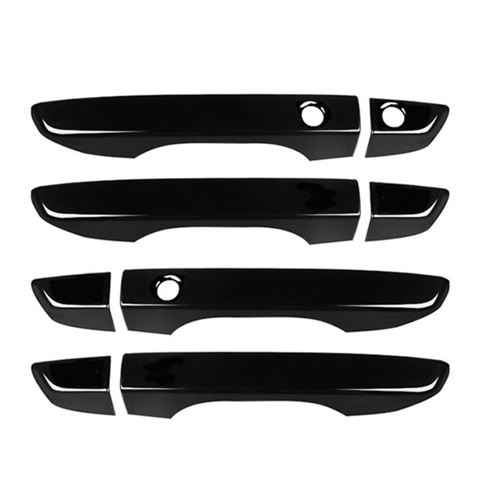 DSPOLIMV Kompatibel Mit Civic 2016 2017 2018 2019 Autotürgriffabdeckung Autozubehör Auto-Außentürgriff-Dekorationsschale Auto Außentürgriffe Blenden(Black) von DSPOLIMV