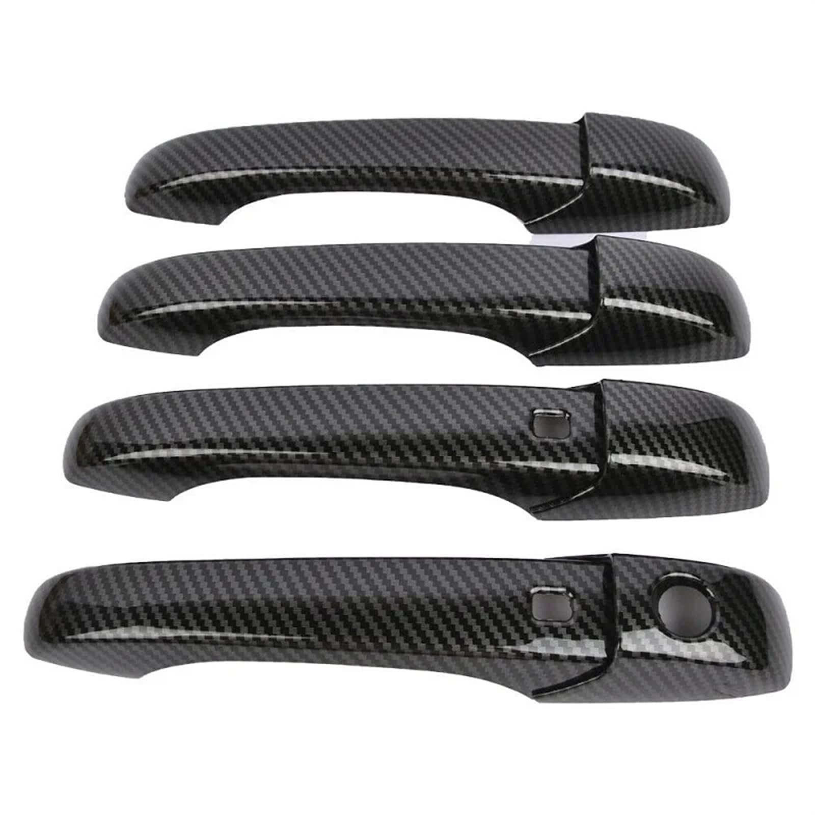 DSPOLIMV Kompatibel Mit Dodge Für Caliber 2011 2012 Autotürgriffabdeckung Autozubehör Auto-Außentürgriff-Dekorationsschale Auto Außentürgriffe Blenden(Carbon Fiber) von DSPOLIMV