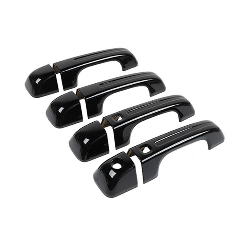 DSPOLIMV Kompatibel Mit Dodge Für RAM 1500 2018 2019 2020 2021 Autotürgriffabdeckung Autozubehör Auto Außentürgriff Dekorationsschale Auto Außentürgriffe Blenden(Black) von DSPOLIMV