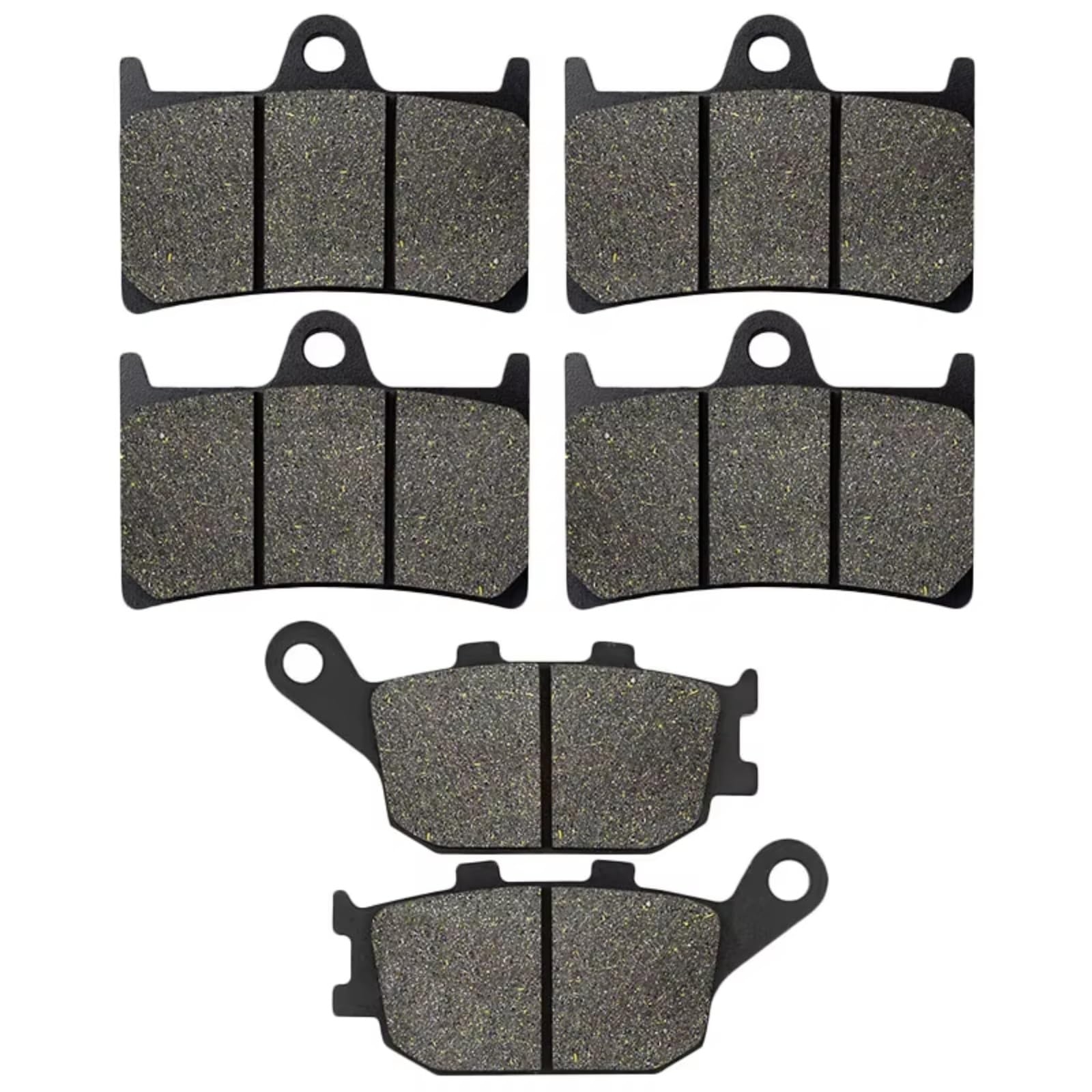 DSPOLIMV Kompatibel Mit FZ1 Für Naked 2D1 1000cc 2006 2007 2008 2009 Für FZ1 Für 2010 2011 2012 2013 2014 2015 2016 Motorrad Vorne Hinten Bremsbelag Bremsklötze Motorrad(Front and Rear) von DSPOLIMV