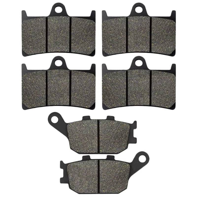 DSPOLIMV Kompatibel Mit FZ1 Für Naked 2D1 1000cc 2006 2007 2008 2009 Für FZ1 Für 2010 2011 2012 2013 2014 2015 2016 Motorrad Vorne Hinten Bremsbelag Bremsklötze Motorrad(Front and Rear) von DSPOLIMV