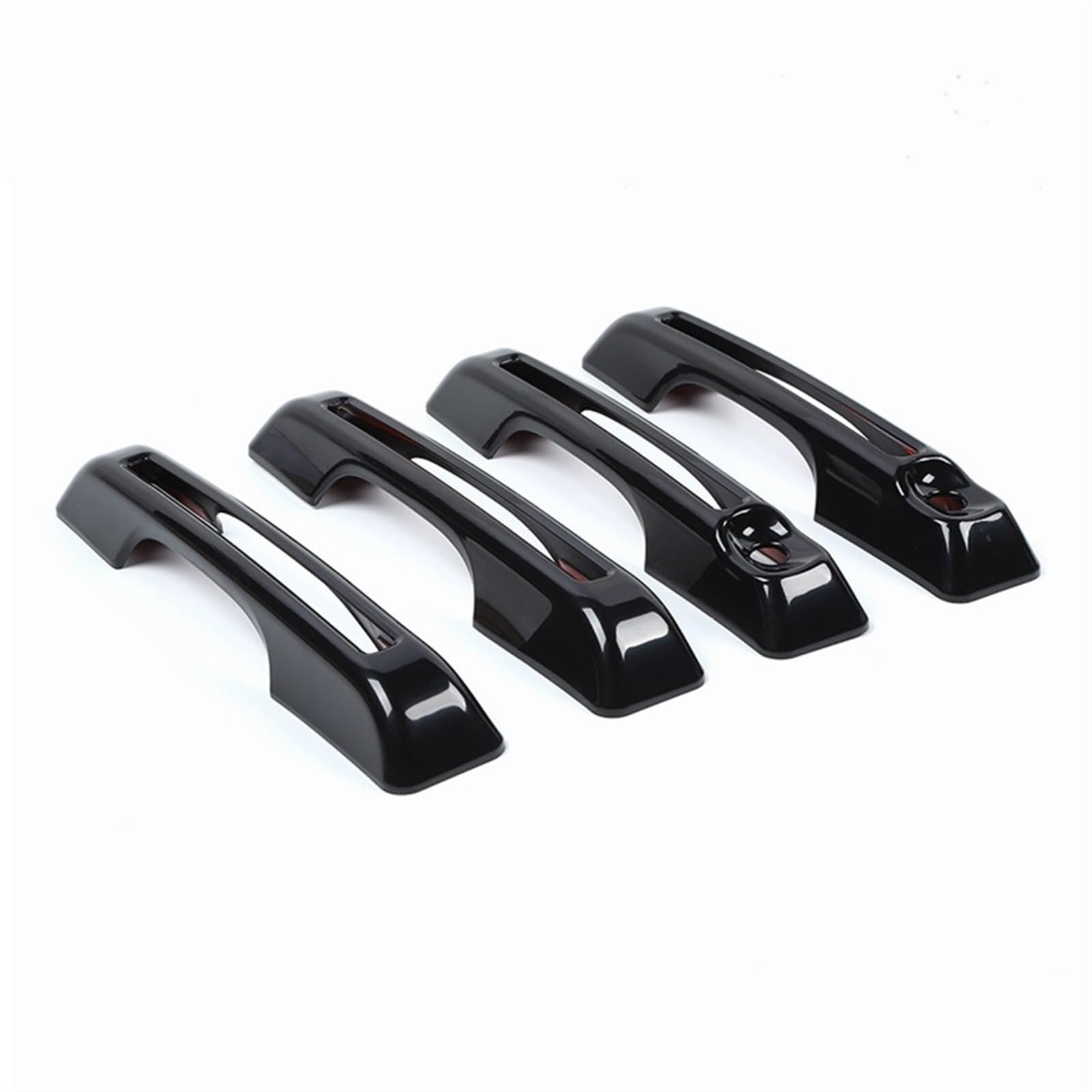 DSPOLIMV Kompatibel Mit Ford Für Bronco 2021 2022 2023 2024 Autotürgriffabdeckung Autozubehör Auto Außentürgriff Dekorationsschale Auto Außentürgriffe Blenden(Black 4 pcs) von DSPOLIMV