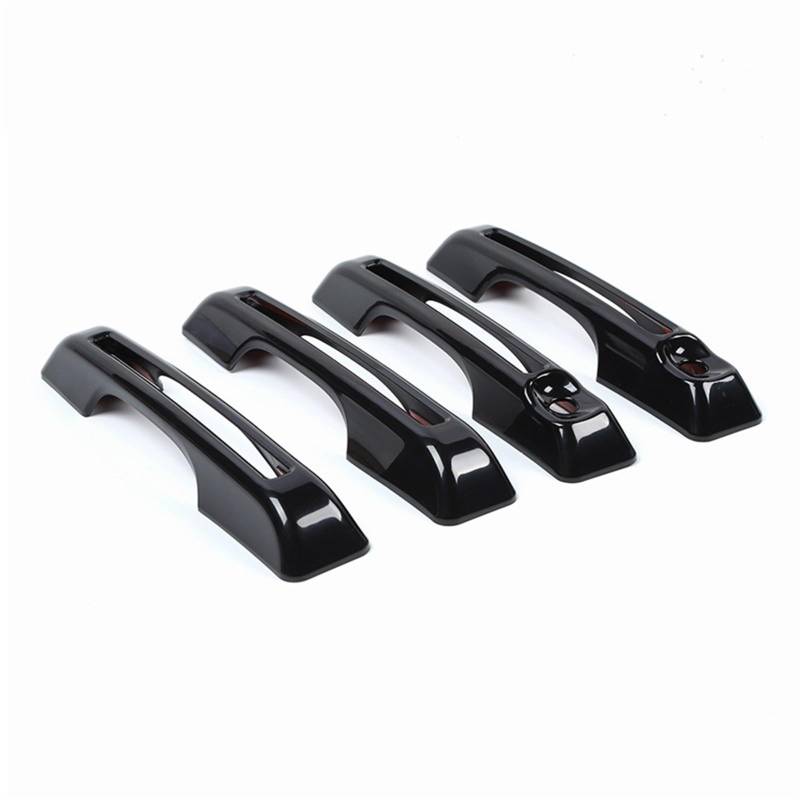DSPOLIMV Kompatibel Mit Ford Für Bronco 2021 2022 2023 2024 Autotürgriffabdeckung Autozubehör Auto Außentürgriff Dekorationsschale Auto Außentürgriffe Blenden(Black 4 pcs) von DSPOLIMV