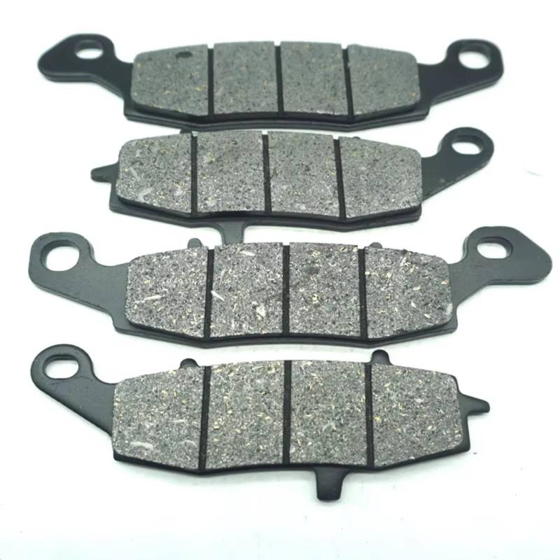 DSPOLIMV Kompatibel Mit Für ZR750 ZR-7 1999 2000 2001 Für 1ZR750 ZR-7S 2001 2002 2003 2004 2005 Motorrad Vorne Hinten Bremsbelag Bremsklötze Motorrad(2 Pair Front) von DSPOLIMV