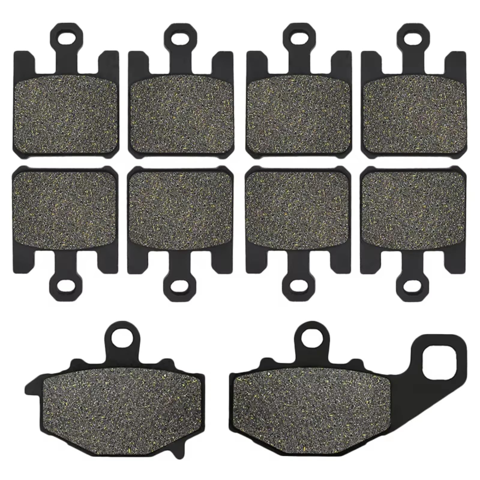 DSPOLIMV Kompatibel Mit Für ZX-6RR Für ZX600 K1/M1/N1/N6F 2003 2004 2005 2006 Hintere Bremsbeläge Motorradbremse Vorne Und Hinten Bremsklötze Motorrad(Front and Rear) von DSPOLIMV
