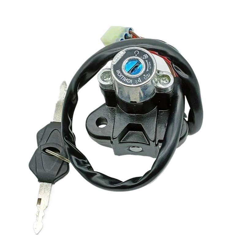 DSPOLIMV Kompatibel Mit GSX600 Für GSX750 1998 1999 2000 2001 2002 2003 2004 2005 2006 Motorrad-Zündschloss-Sperrschlüssel-Tankdeckel-Zubehörabdeckung Moto Bike-Zündschloss von DSPOLIMV