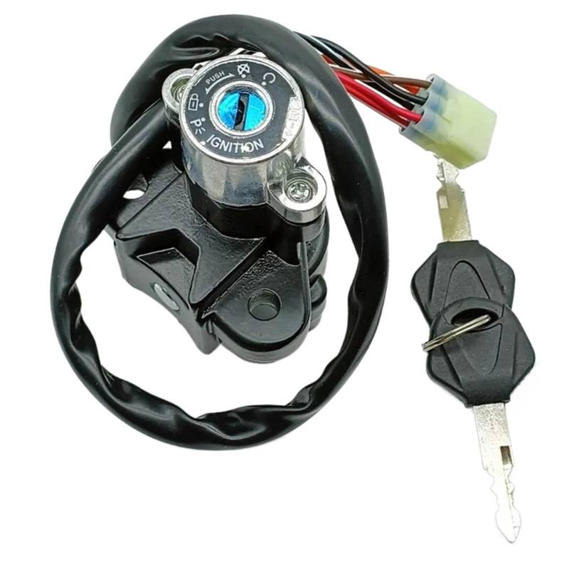 DSPOLIMV Kompatibel Mit GSXR750 1993 1994 1995 1996 1997 1998 1999 Motorrad-Zündschalterbaugruppe Tankdeckel-Schlüsselabdeckung Motorradzubehör Moto Bike-Zündschloss von DSPOLIMV