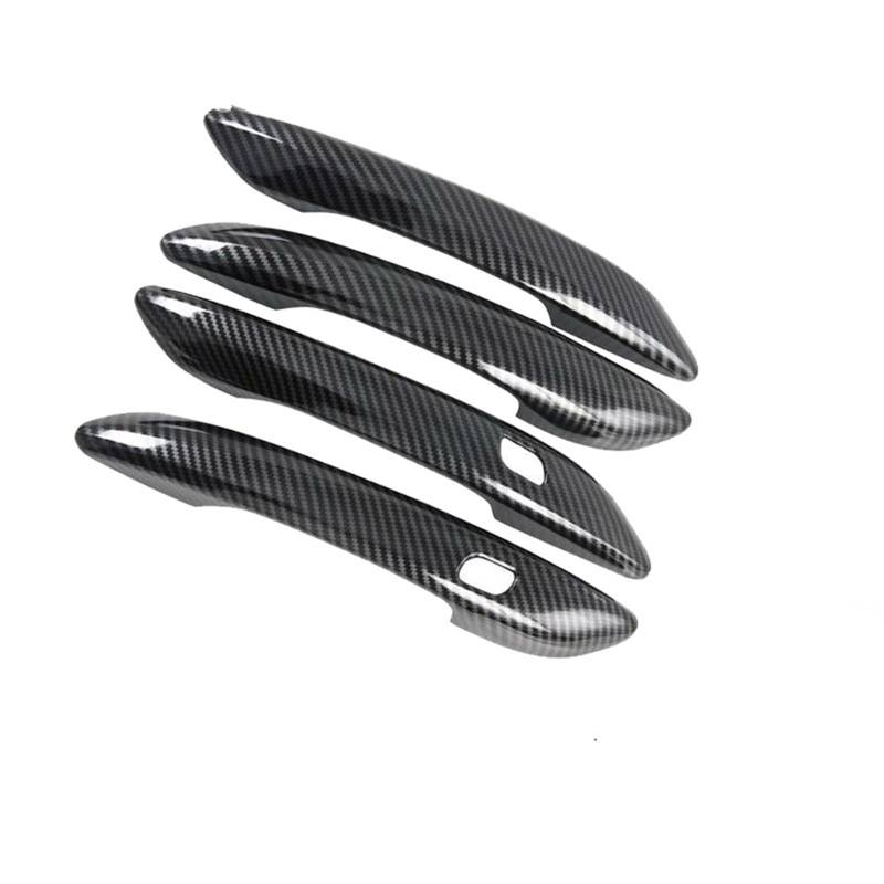 DSPOLIMV Kompatibel Mit Hyundai Für Elantra Für Avante CN7 2021 2022 2023 2024 Autoaußenzubehör Autoaußentürgriff-Dekorationsschale Auto Außentürgriffe Blenden(Carbon Fiber) von DSPOLIMV