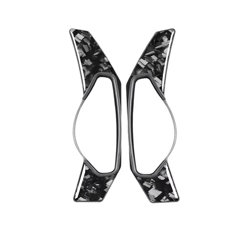 DSPOLIMV Kompatibel Mit Jaguar Für XF X250 X260 2007–2020 Für XJR Für XJR-S 2016–2020 Autozubehör Lenkradsteuerung Paddle Extension Shifter Lenkrad Schaltpaddel(Forged Pattern) von DSPOLIMV