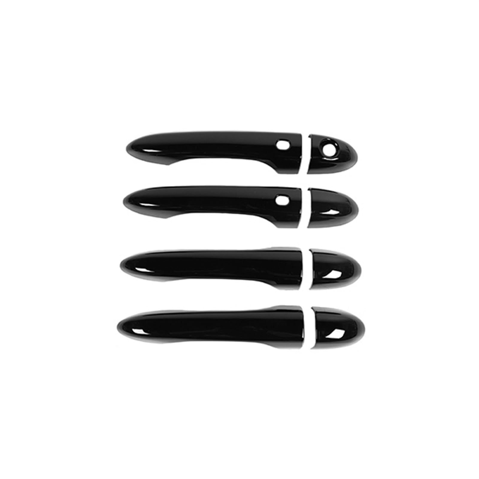 DSPOLIMV Kompatibel Mit Jeep Für Grand Für Commander 2018 2019 2020 2021 2022 Autozubehör Auto Außentürgriff Dekorationsschale Auto Außentürgriffe Blenden(Black) von DSPOLIMV