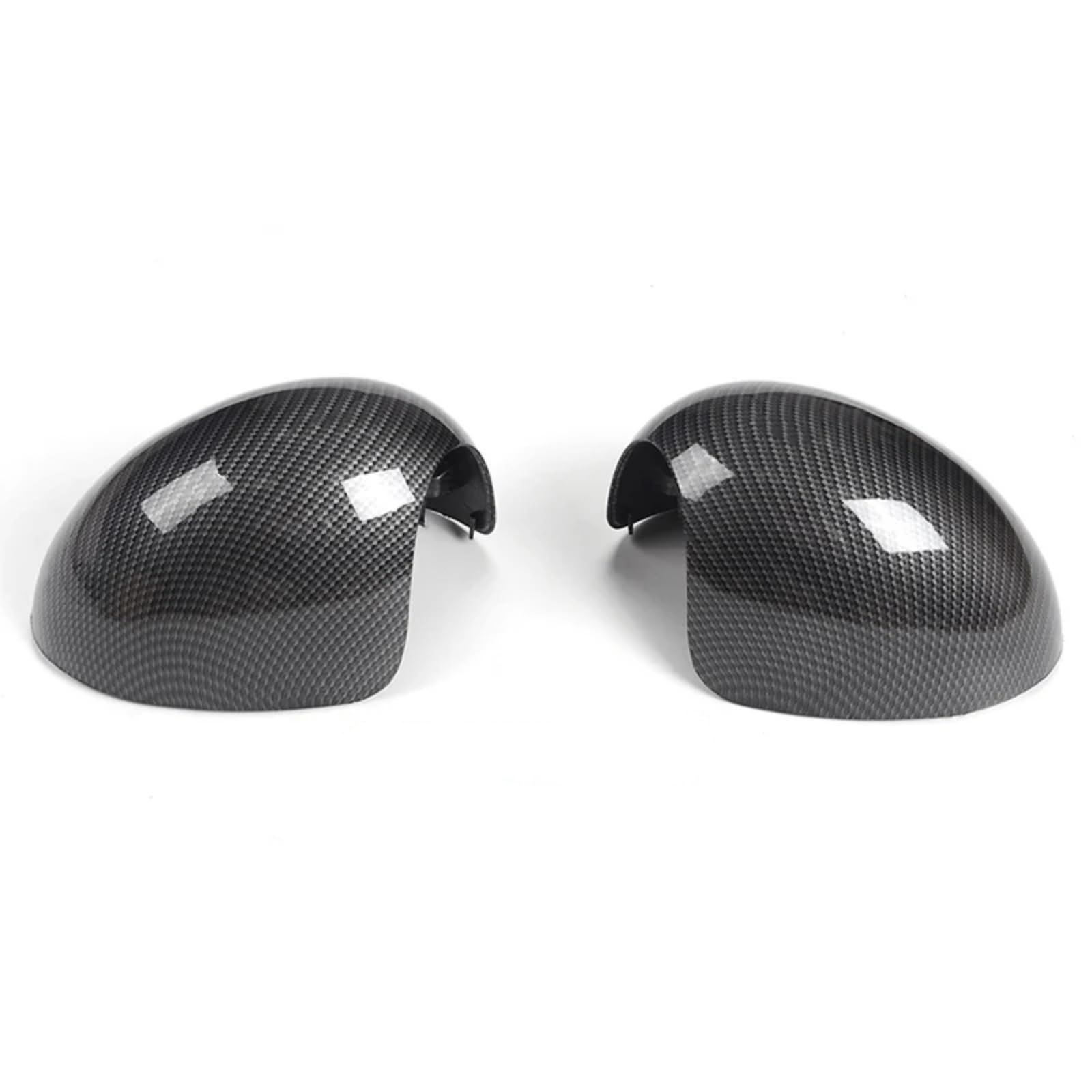 DSPOLIMV Kompatibel Mit Mini Für Cooper Für Cabrio R57 2009 2010 2011 2012 2013 2014 Rückspiegelabdeckung Für Flügelauto-Außenspiegel Rückspiegel Kappe(Black Carbon) von DSPOLIMV