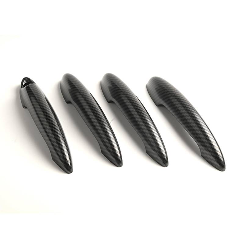 DSPOLIMV Kompatibel Mit Mini Für Cooper S JCW Für R60 2011 2012 2013 2014 2015 2016 Autozubehör Auto Außentürgriff Dekorationsschale Auto Außentürgriffe Blenden(Carbon Fiber Pattern) von DSPOLIMV