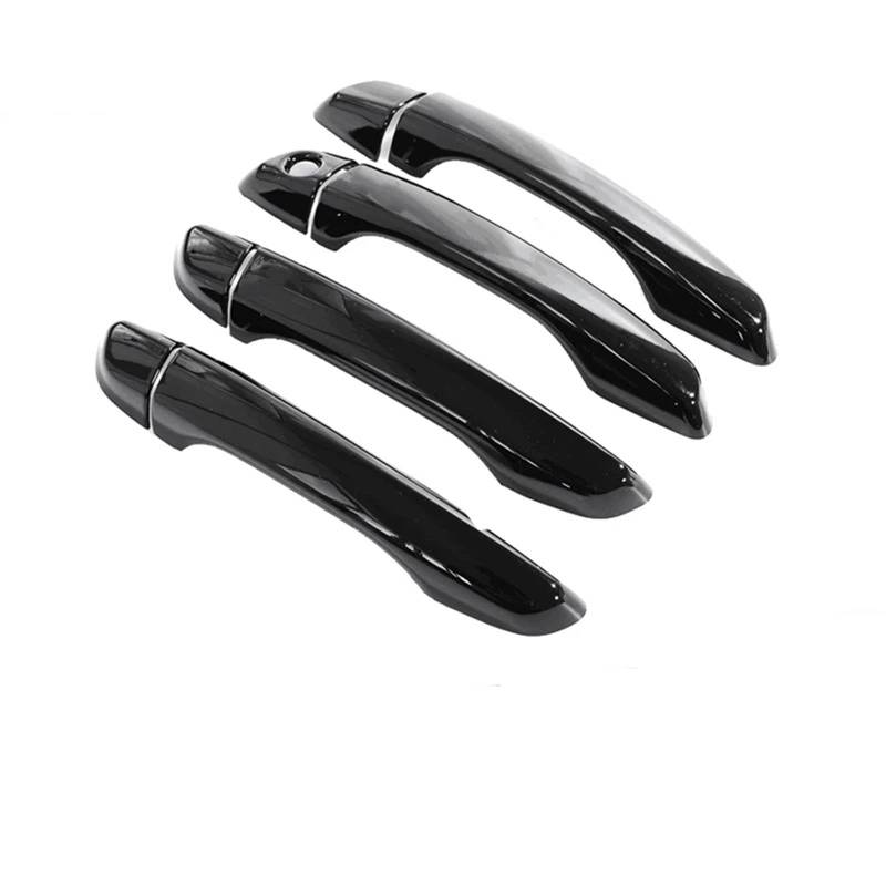 DSPOLIMV Kompatibel Mit Peugeot Für 3008 P84 2016 2017 2018 2019 2020 2021 2022 Autozubehör Auto Außentürgriff Dekorationsschale Auto Außentürgriffe Blenden(Black) von DSPOLIMV