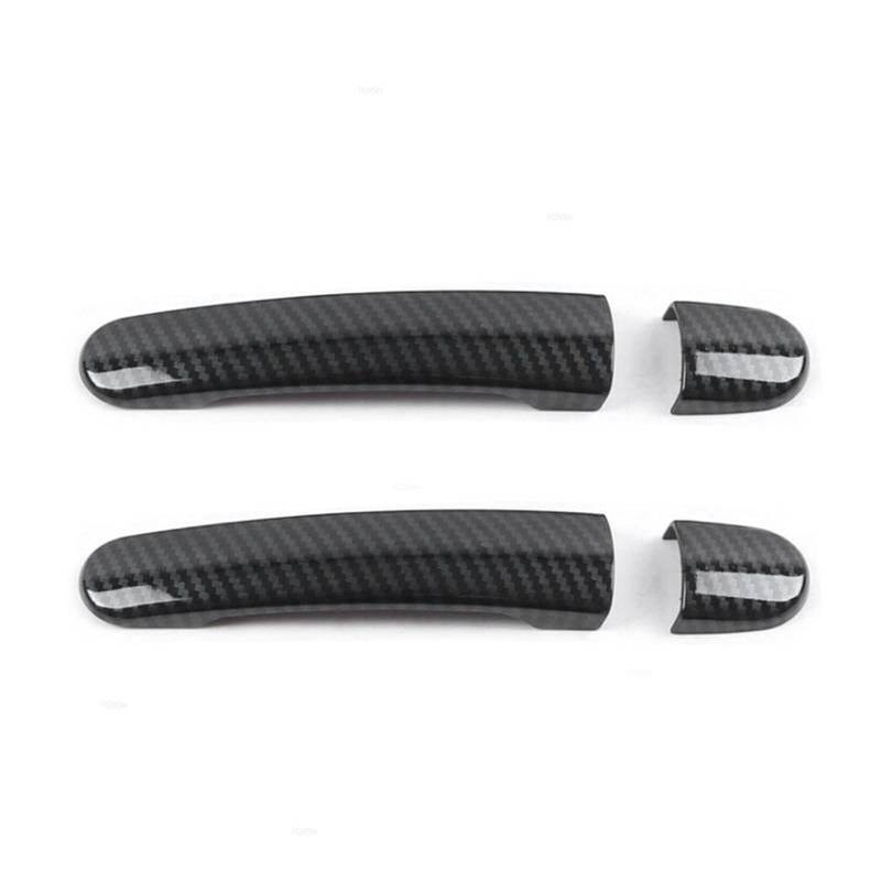 DSPOLIMV Kompatibel Mit Seat Für Arosa 1997 1998 1999 2000 2001 2002 2003 2004 Autozubehör Auto Außentürgriff Dekorationsschale Auto Außentürgriffe Blenden(Carbon Style 1) von DSPOLIMV