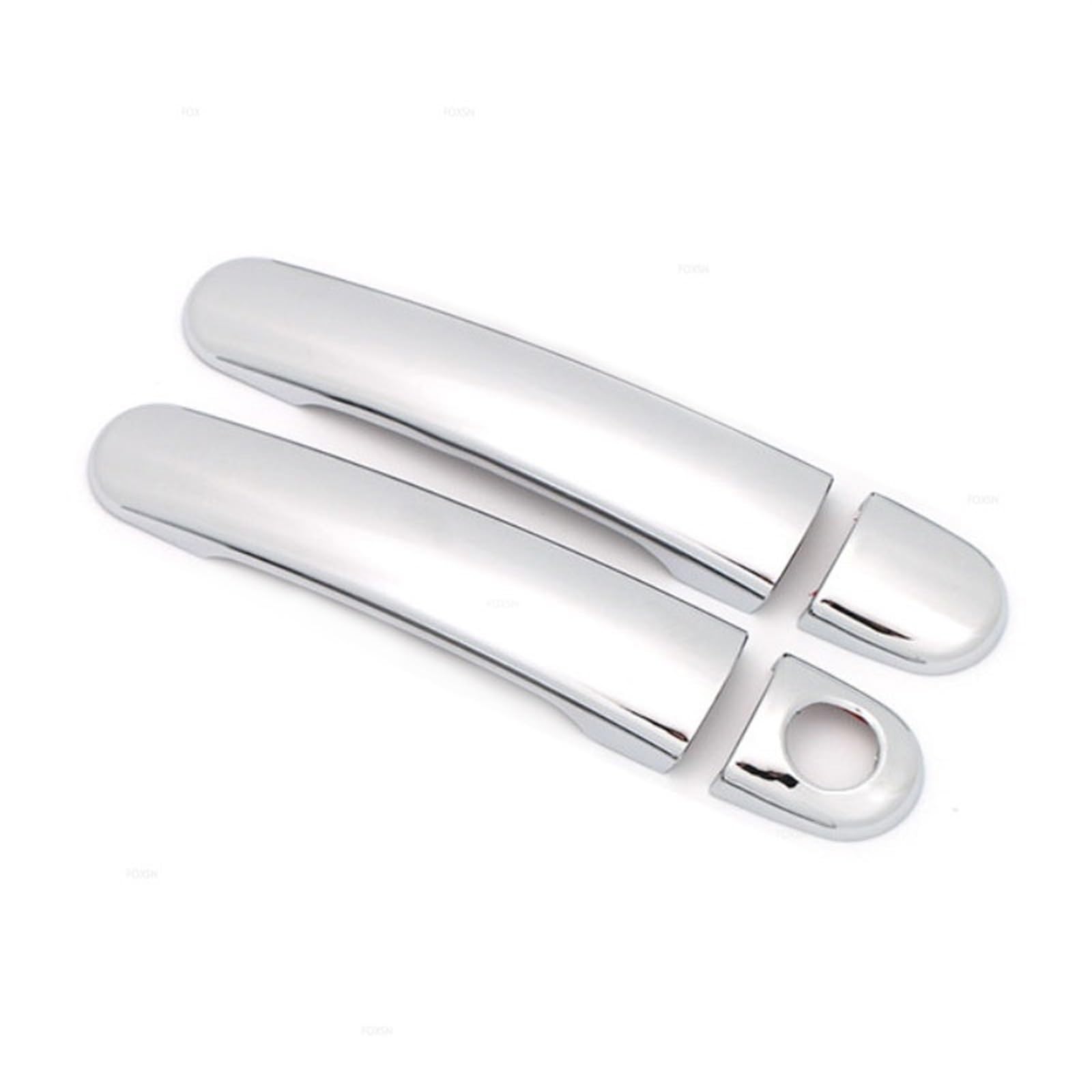 DSPOLIMV Kompatibel Mit Seat Für Arosa 1997 1998 1999 2000 2001 2002 2003 2004 Autozubehör Auto Außentürgriff Dekorationsschale Auto Außentürgriffe Blenden(Silver 1) von DSPOLIMV
