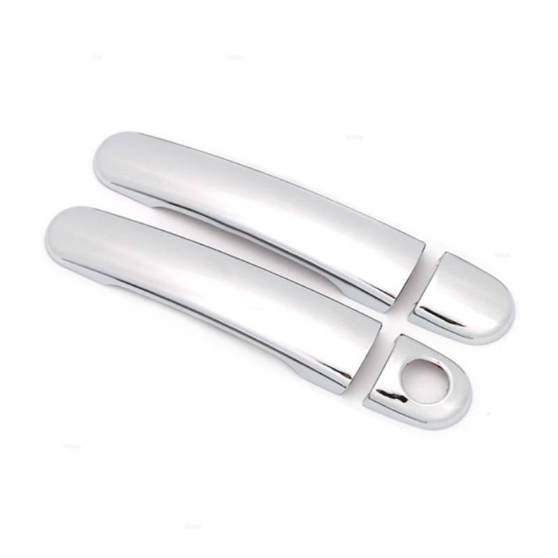 DSPOLIMV Kompatibel Mit Seat Für Arosa 1997 1998 1999 2000 2001 2002 2003 2004 Autozubehör Auto Außentürgriff Dekorationsschale Auto Außentürgriffe Blenden(Silver 1) von DSPOLIMV