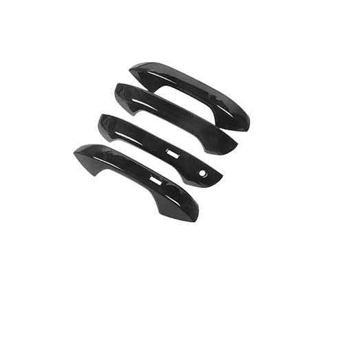 DSPOLIMV Kompatibel Mit Seat Für Leon MK4 KL1 KL8 2020 2021 2022 Autotürgriffabdeckung Autozubehör Auto Außentürgriff Dekorationsschale Auto Außentürgriffe Blenden(Black) von DSPOLIMV
