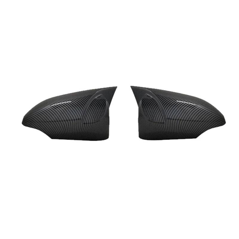 DSPOLIMV Kompatibel Mit Toyota Für Corolla Für Levin 2014 2015 2016 2017 2018 Auto-Rückspiegelabdeckung Für Flügelkappe, Außenaufkleber, Tür-Rückspiegelgehäuse Rückspiegel Kappe(Black Carbon) von DSPOLIMV