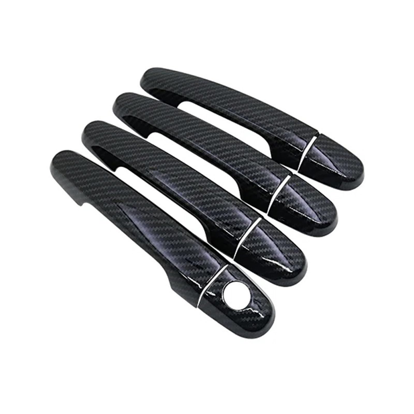 DSPOLIMV Kompatibel Mit Toyota Für RAV4 XA20 2001 2002 2003 2004 2005 Autotürgriffabdeckung Autozubehör Auto-Außentürgriff-Dekorationsschale Auto Außentürgriffe Blenden(1Keyholes 4door 1) von DSPOLIMV